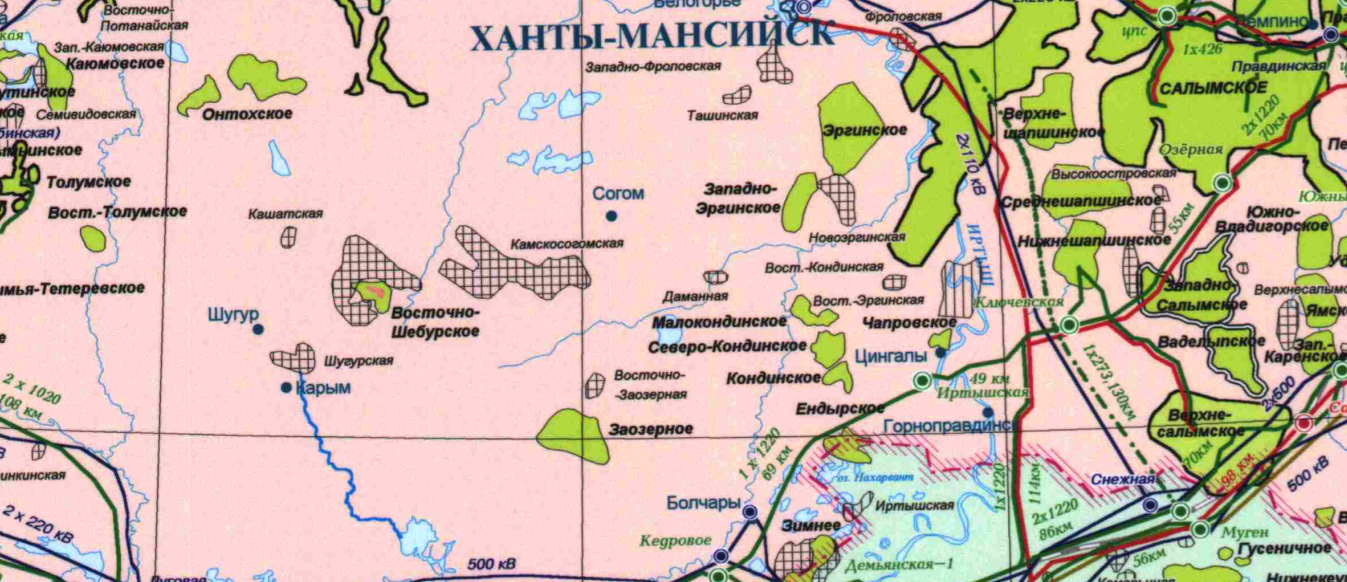 Приразломное месторождение нефти на контурной карте. ХМАО средне-Назымское месторождение. Восточно Салымское месторождение. Салымское месторождение на карте. Южно-Киняминское месторождение на карте.