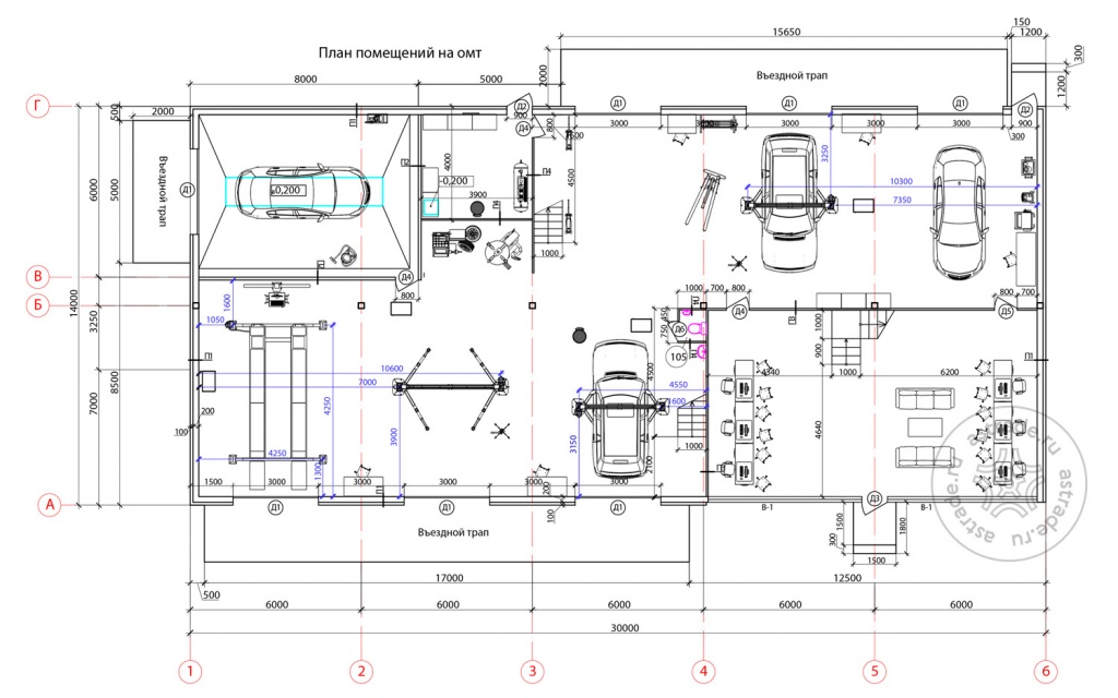 Станция технического обслуживания автомобилей проект