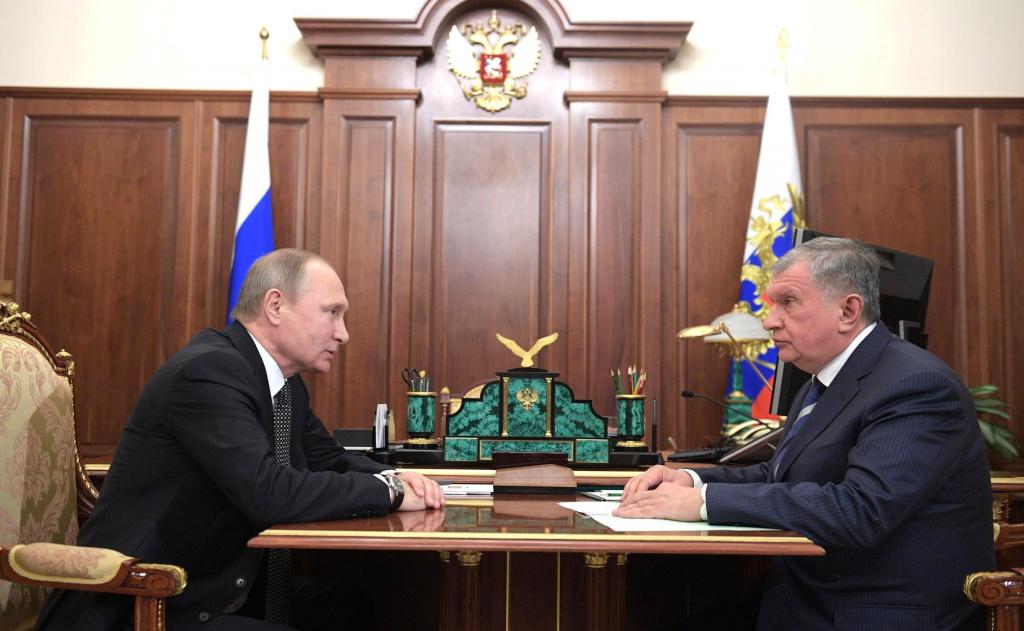 Встреча Путина и Сечина