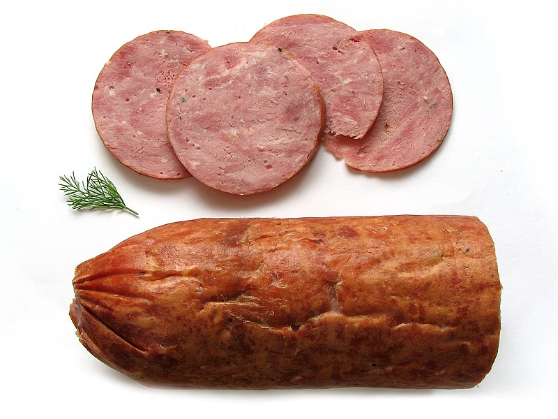 Варено-копченая колбаса