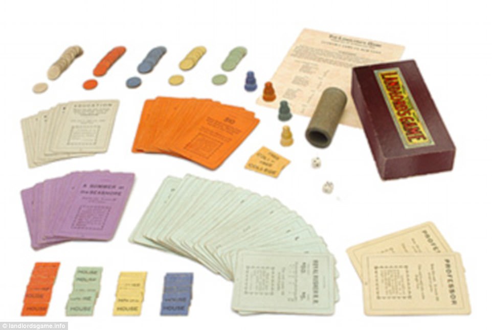 Elizabeth Magie patented the game in 1904, but board game makers Parker Brothers told her it was too complicated. People made their own versions and it eventually spread to to Charles Darrow in Philadelphia in 1933