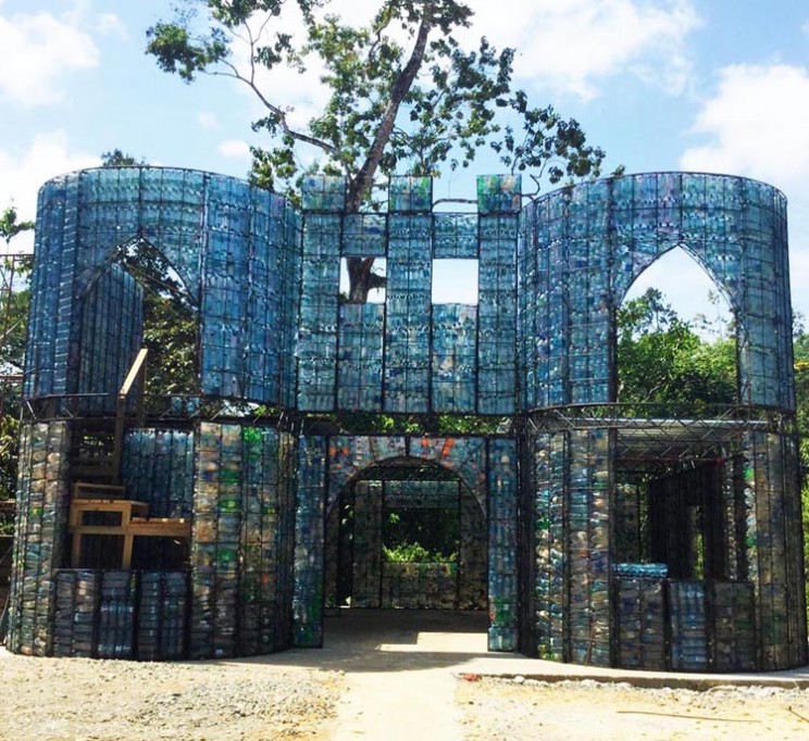 Plastic Bottle Village