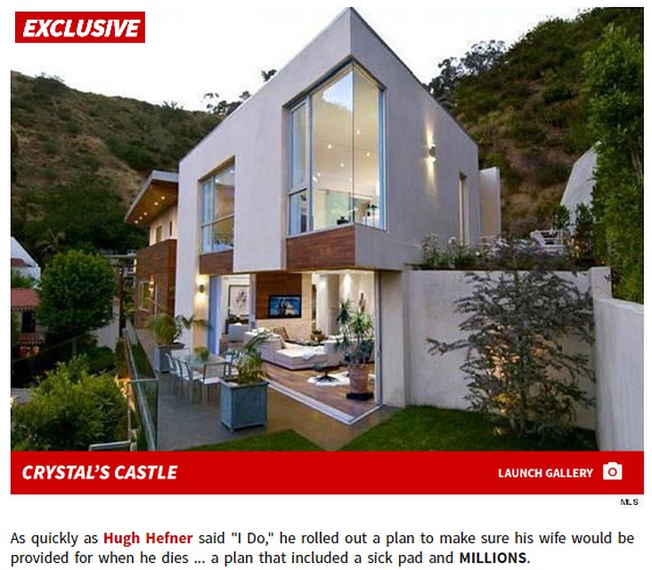 Хью купил жене особняк в Голливуде стоимостью 5 миллионов долларов. Теперь дом подорожал уже до 7 миллионов. Фото: TMZ.com 